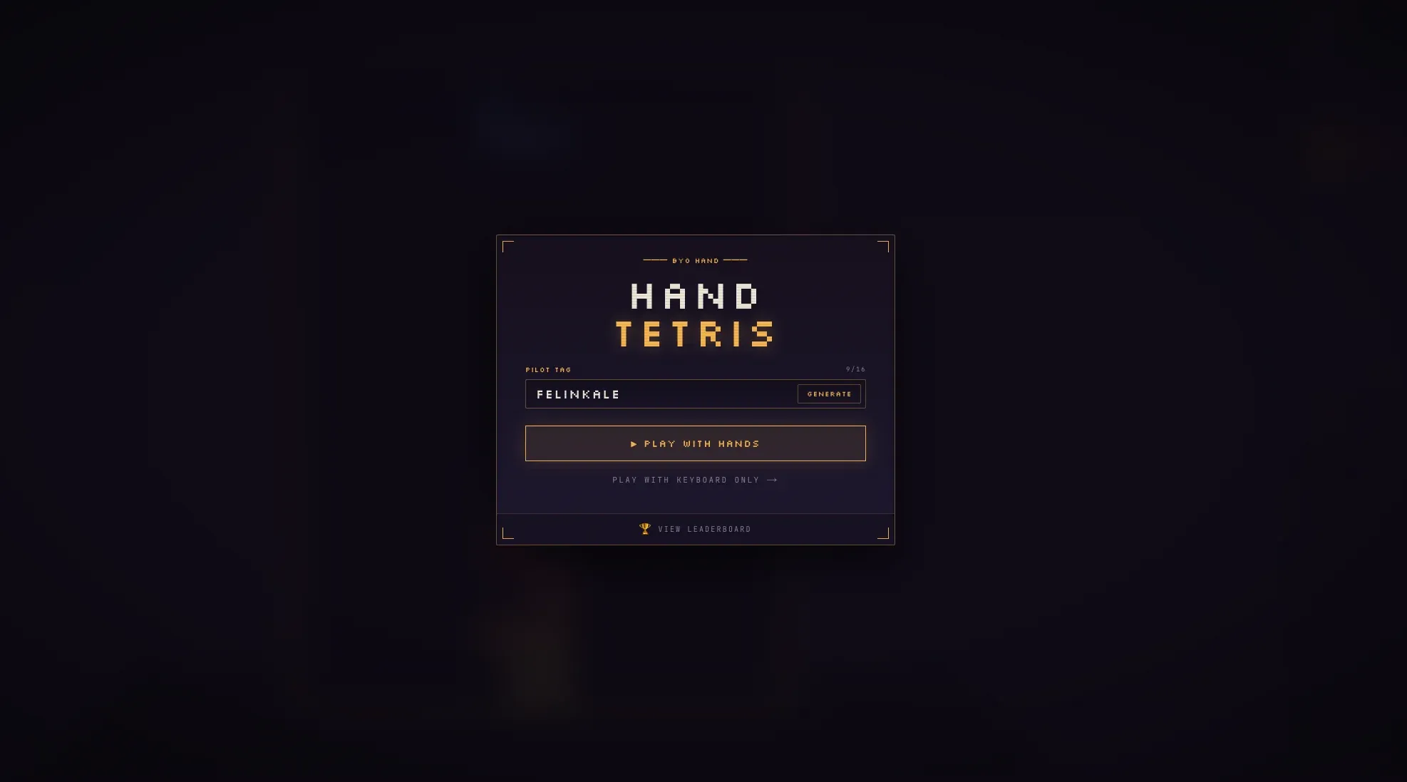 Hand Tetris preview