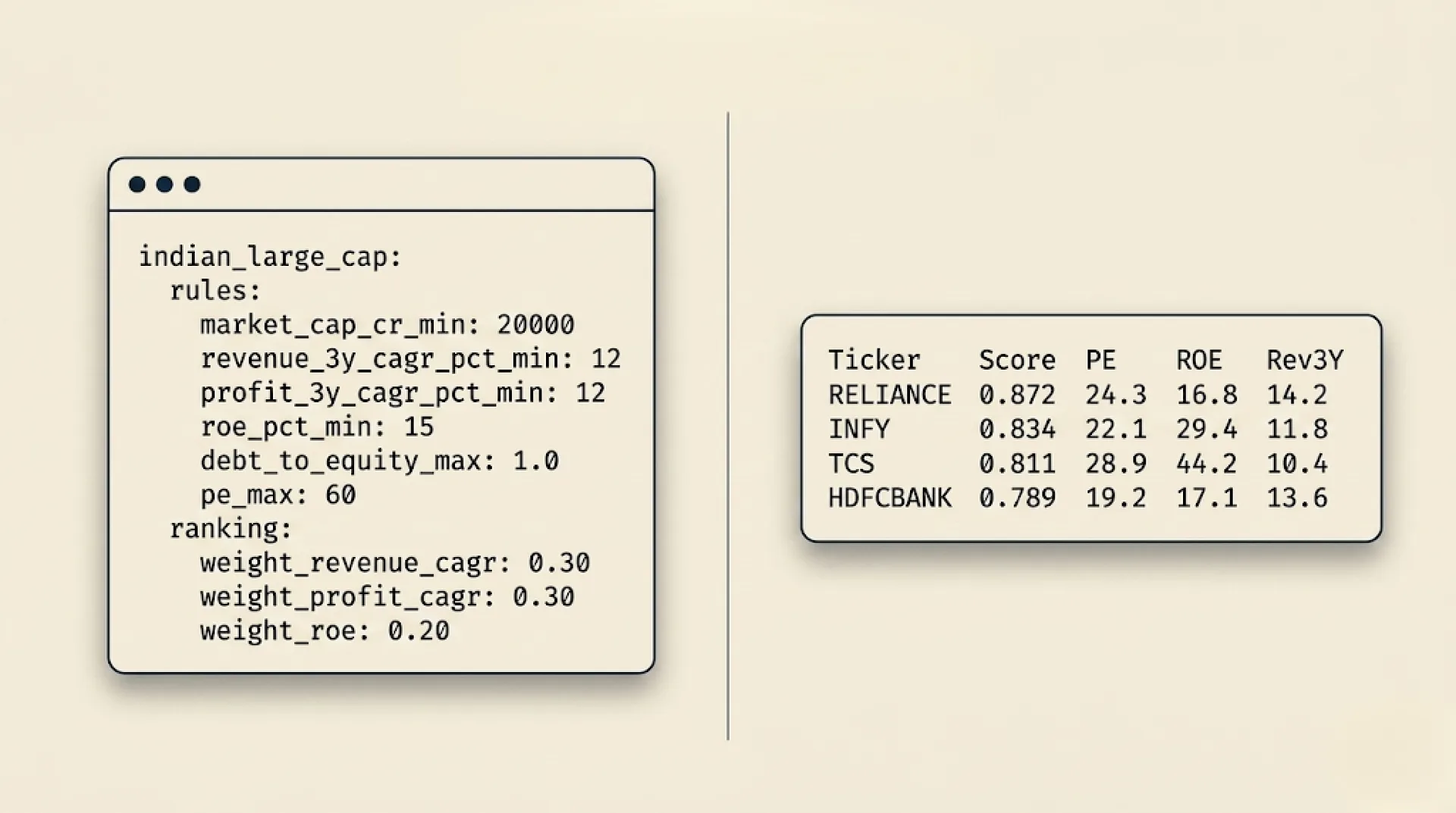A script before a product